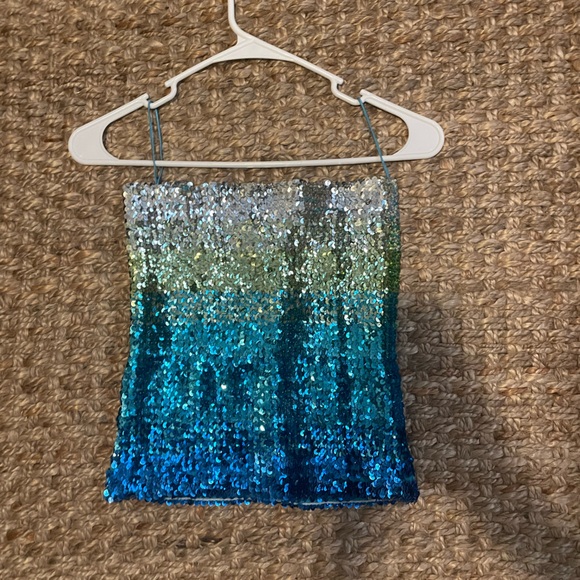 Free People Sequin Tube Top - Picture 4 of 4